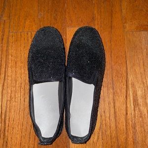 Glitter Slip On Shoes